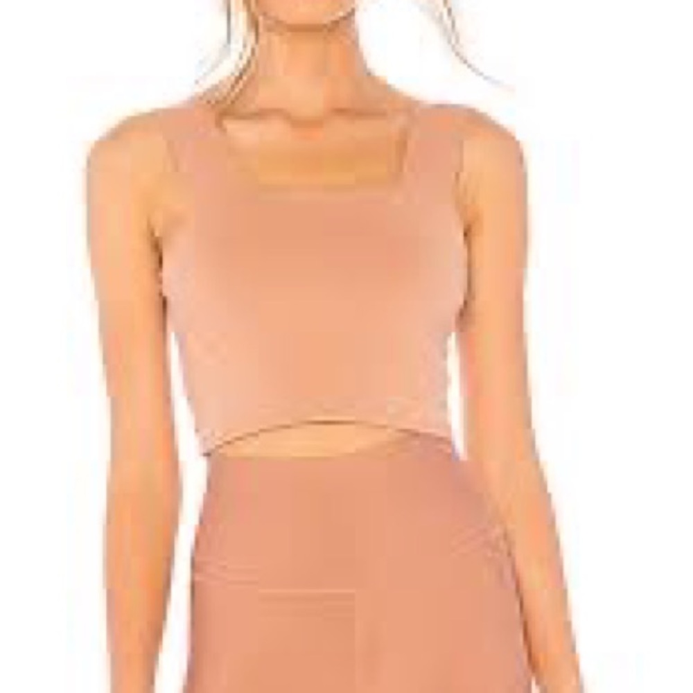 Alo Yoga Fitted Bra Tank in Henna M